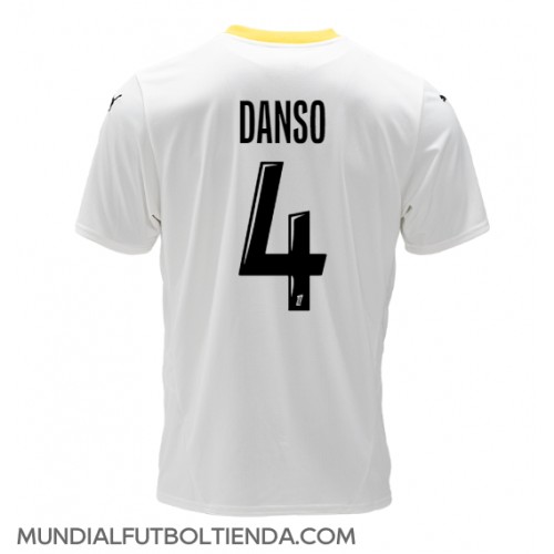 Camiseta RC Lens Kevin Danso #4 Tercera Equipación Replica 2024-25 mangas cortas